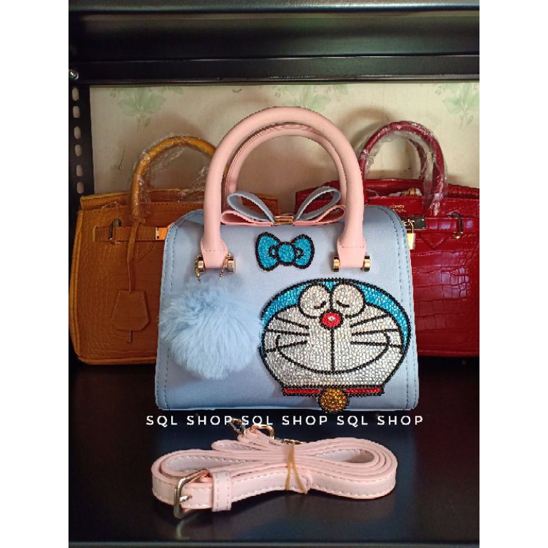 SQL SHOP Tas import doraemon bling bling | tas fashion wanita