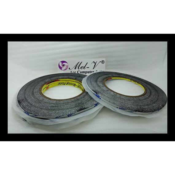 

DOUBLE TAPE 3M BLACK HITAM 3MM 0.3MM / LEM LCD TOUCHSCREEN / LEM 3M KODE 964