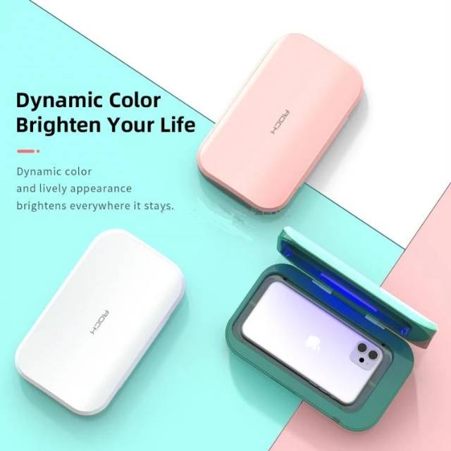 Ready Jakarta | Rock Smartphone Sterilizer Box UV Sterilisasi Desinfeksi Cleaning