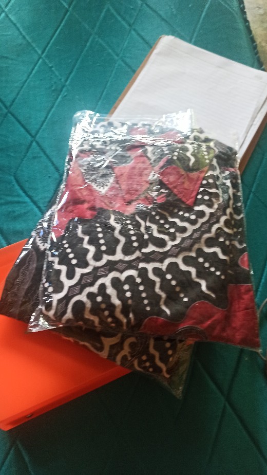 Batik Tunik Shibori Jumputan Terbaru Size S-3l / Hrb026 Yelbor Navbor / Biru Putih / Original..