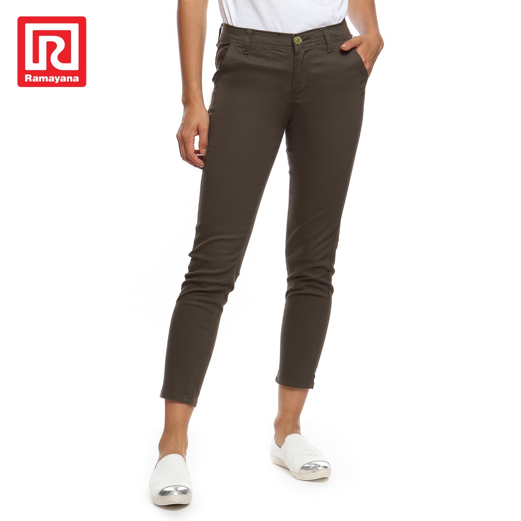  Ramayana  Jj Jeans  Pakaian Wanita  Celana  Chinos Army 