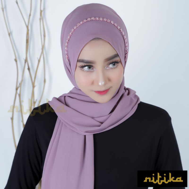 khimar pasmina nitika payet