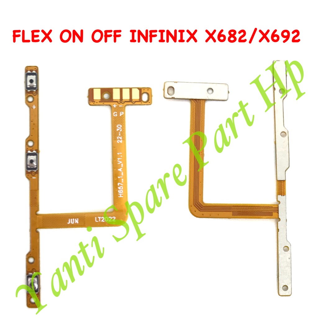 Flexible On Off Infinix Hot 10 Note 8 Note 8I X682 X683 X692 Original Terlaris New