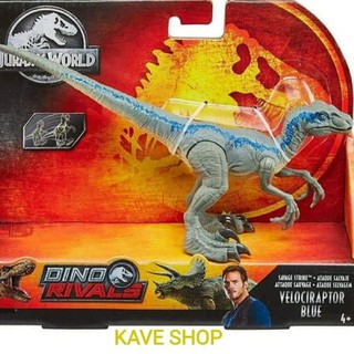 Dino Rivals Velociraptor Blue Argos