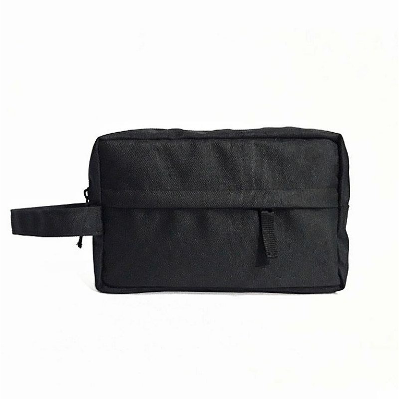 Hand Bag Polos Hitam Pouch Bag Pria Wanita Tas Genggam Casual