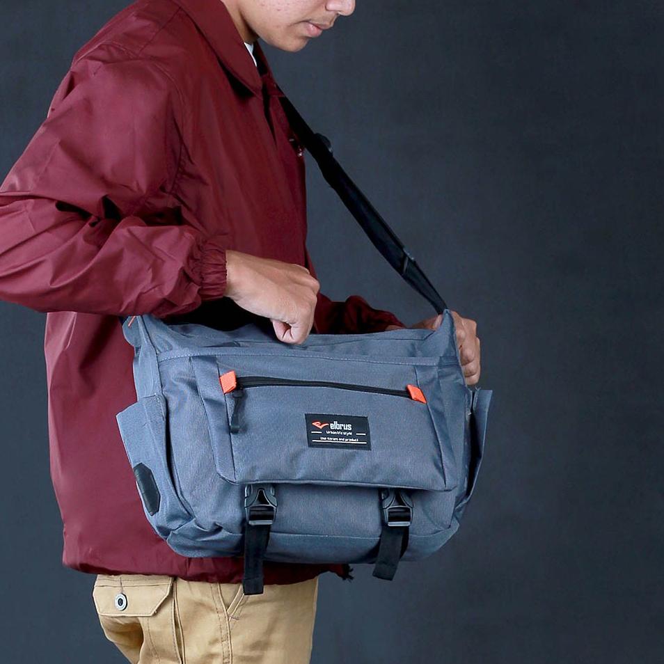 [PRODUK GZDK0] Tas Selempang Pria - Cowok Tas Sling bag Slempang Kerja Distro Besar Tas hp kamera or