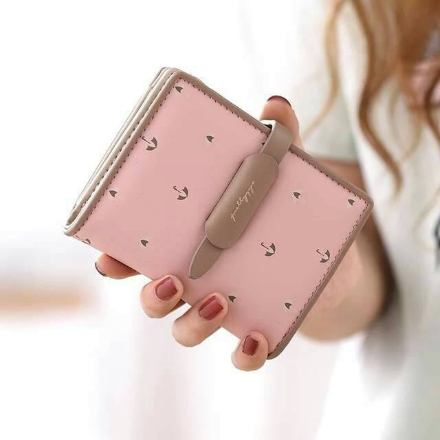 AS Dompet wanita - Dompet umbrella slot kartu dan uang receh DOMPETMINI bahan PU/leather BISA COD