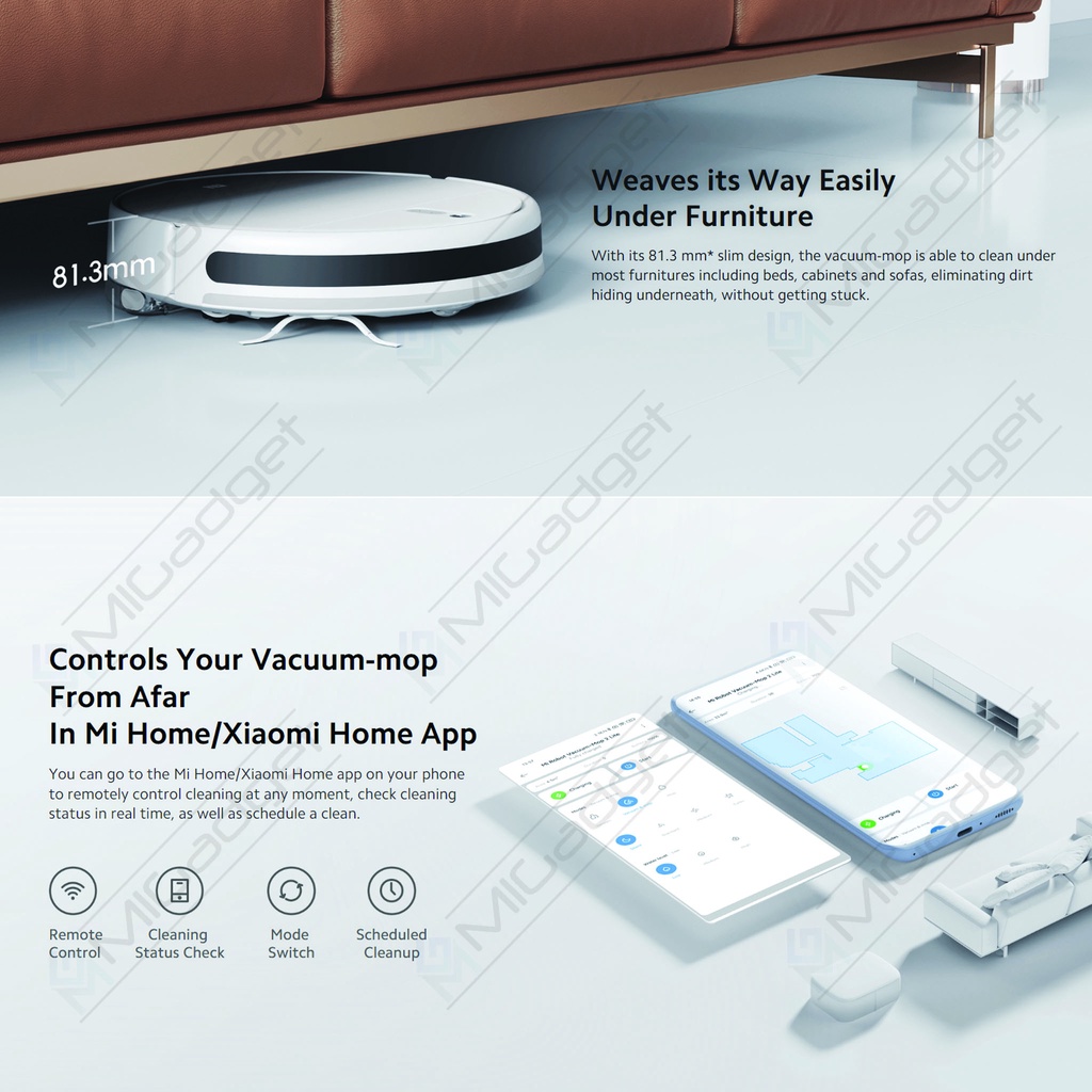 Xiaomi Mi Robot Vacuum Mop 2 Lite Vacuum Cleaner Garansi Resmi