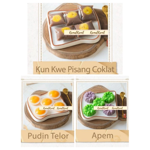 

KUN KWE PISANG COKLAT/ PUDING TELOR/ APEM