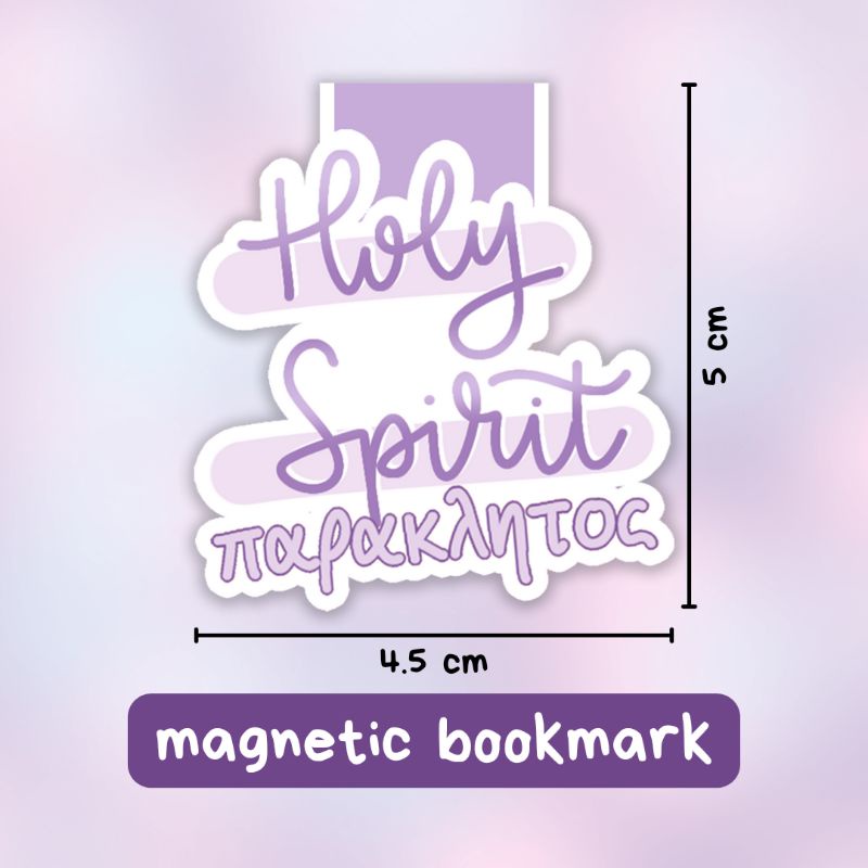 

Pembatas Alkitab Magnet - Edisi Pentakosta ♡ | Magnetic Bookmark Alkitab Buku Rohani