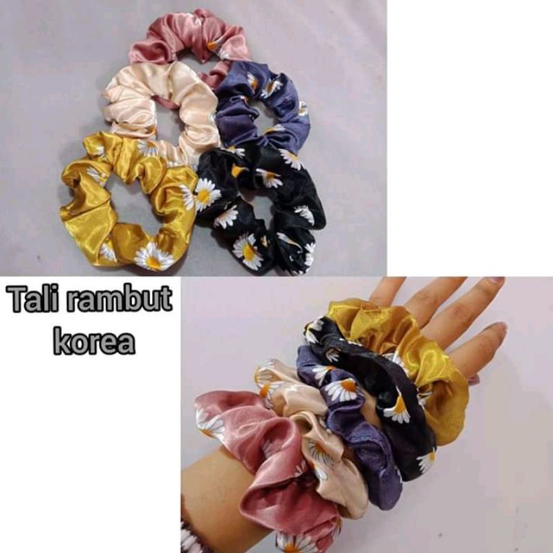 GROSIR SCRUNCHIE TERMURAH harga/20pcs_ ikat rambut / SCRUNCHIE jumbo / Cempol rambut