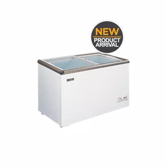 Modena Sliding Glass Freezer MC-0310 Garansi Resmi