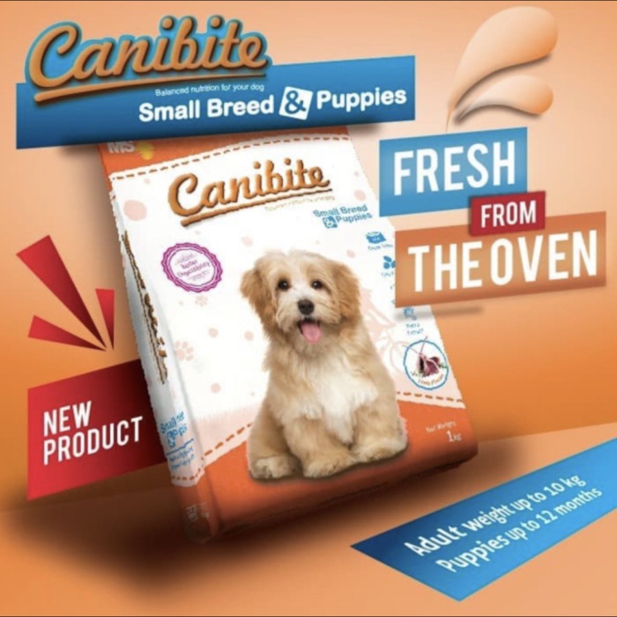 Canibite Lamb Small Breed Puppy Dog Food 1 kg Makanan Anak Anjing 1kg