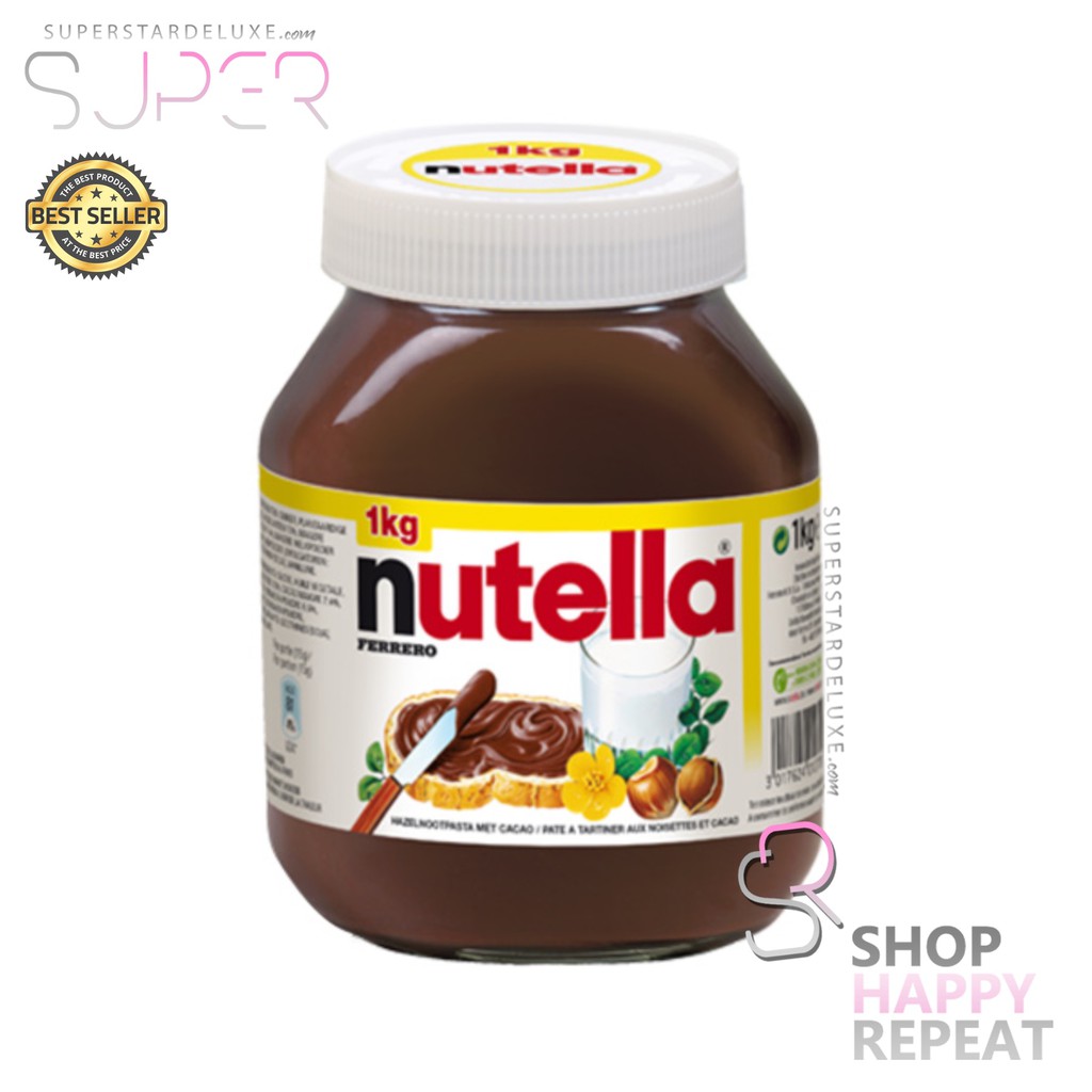 

Nutella 1 kg - Selai Coklat Hazelnut BESTSELLER 1000 gram