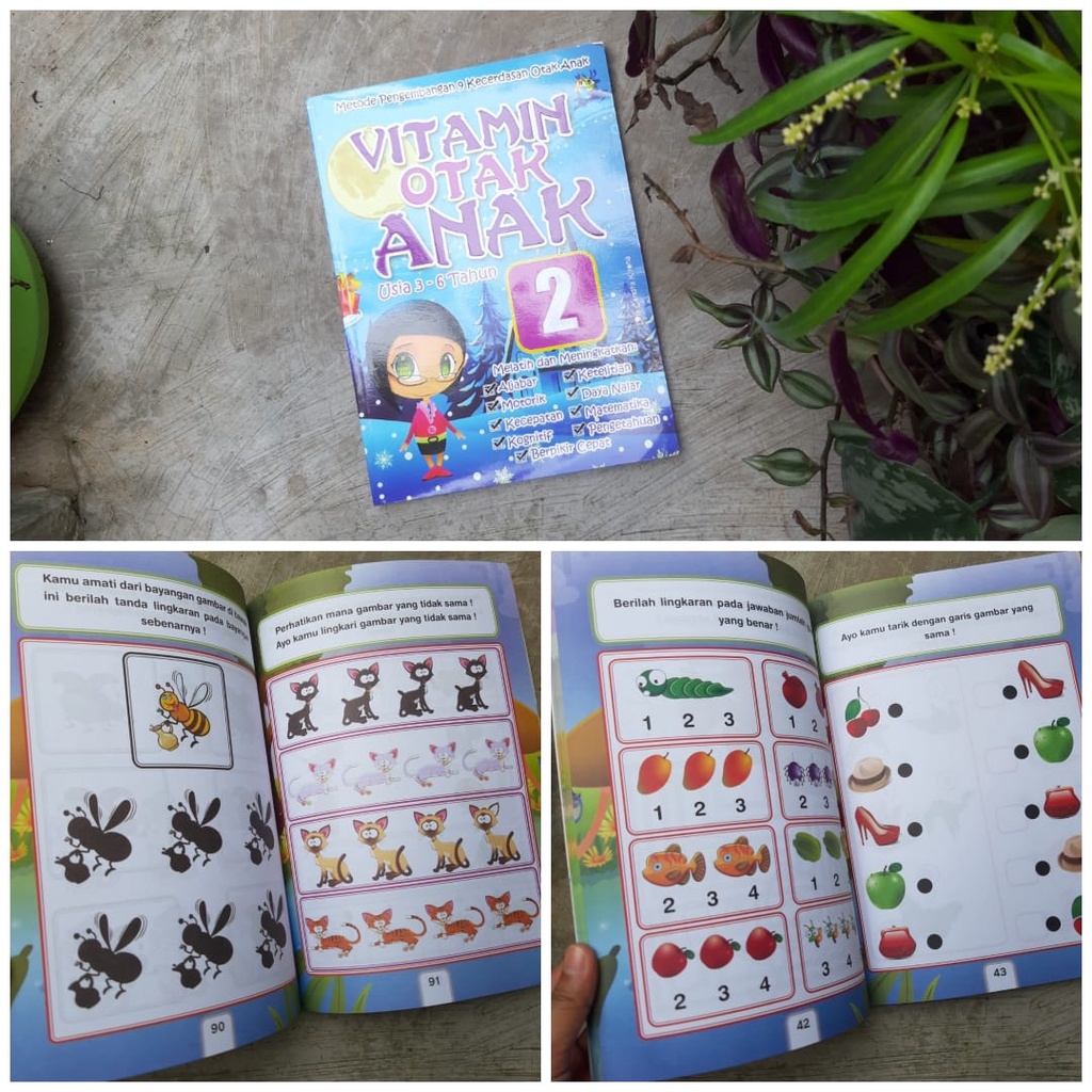 Vitamin Anak 2 usia 3 sampai 6 tahun buku anak
