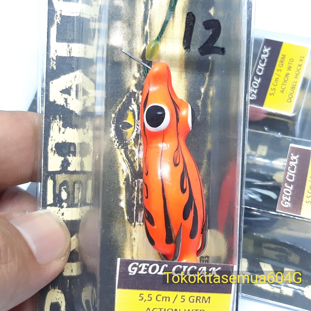 Umpan Pancing Gabus Toman Soft Frog SF Kodok Spek ID0604G