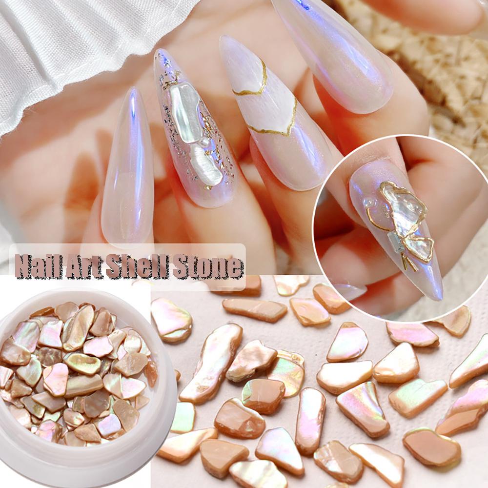 Dekorasi Nail Art Agustina High Quality Perhiasan Kuku Ukuran Campur Alami