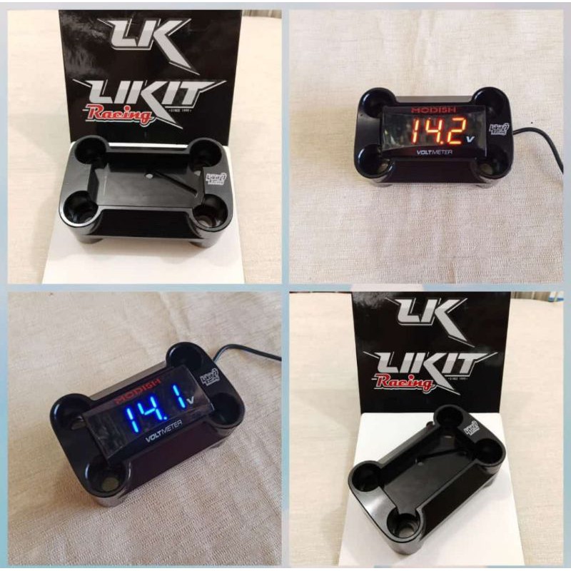 Cover Voltmeter raiser stang PCX Bahan Full CNC