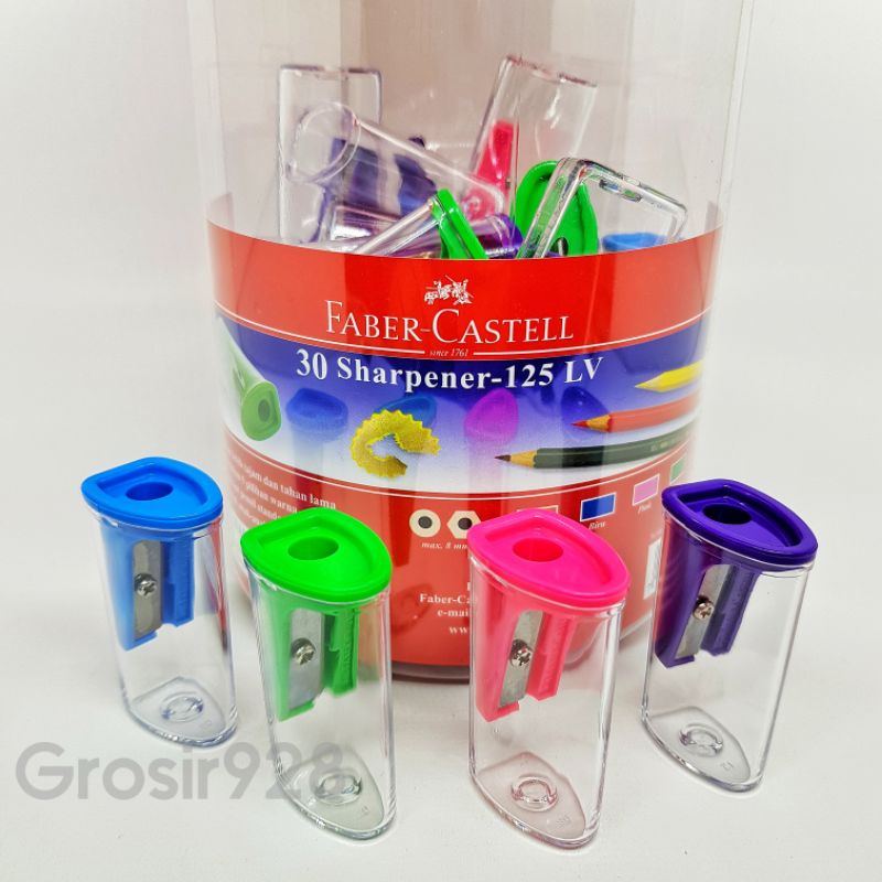 

Serutan / Rautan Pensil / Pencil Sharpener Faber Castell 125LV Set 30