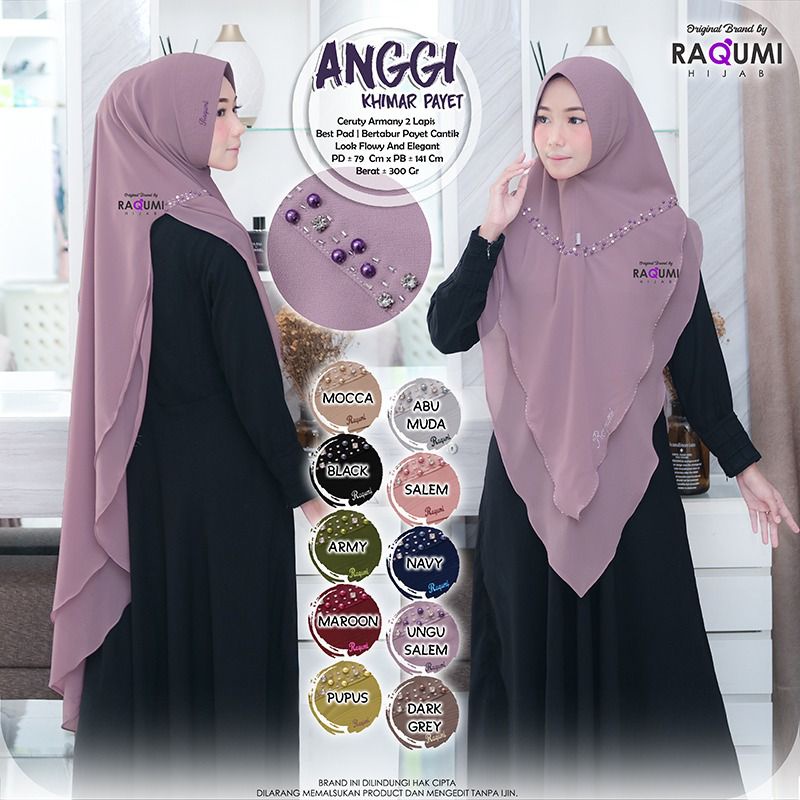 ANGGI KHIMAR PAYET BY ORI RAQUMI HIJAB