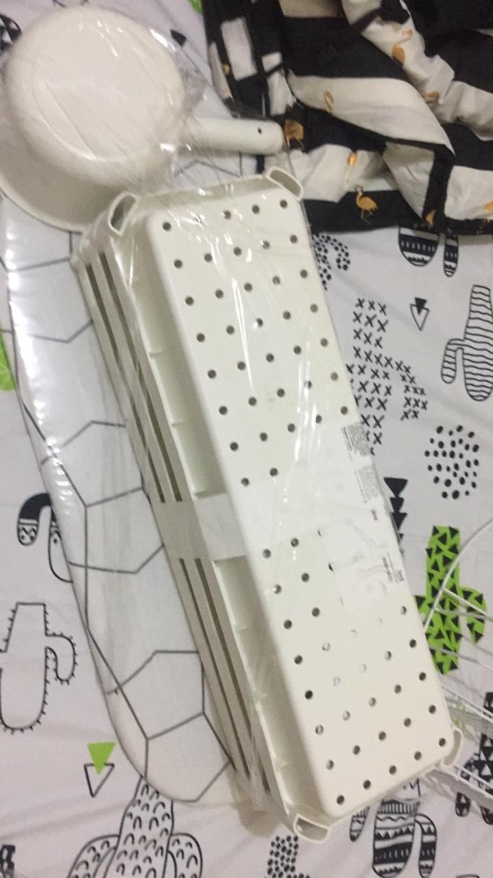 Troli Dapur / Troli Kamar Mandi Serbaguna, Peralatan Kamar Mandi 54cm  Putih Ve1470