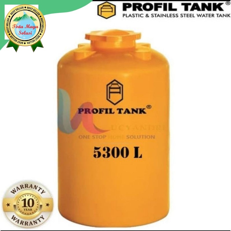 Tangki toren air 5300 liter Profil Tank TDA