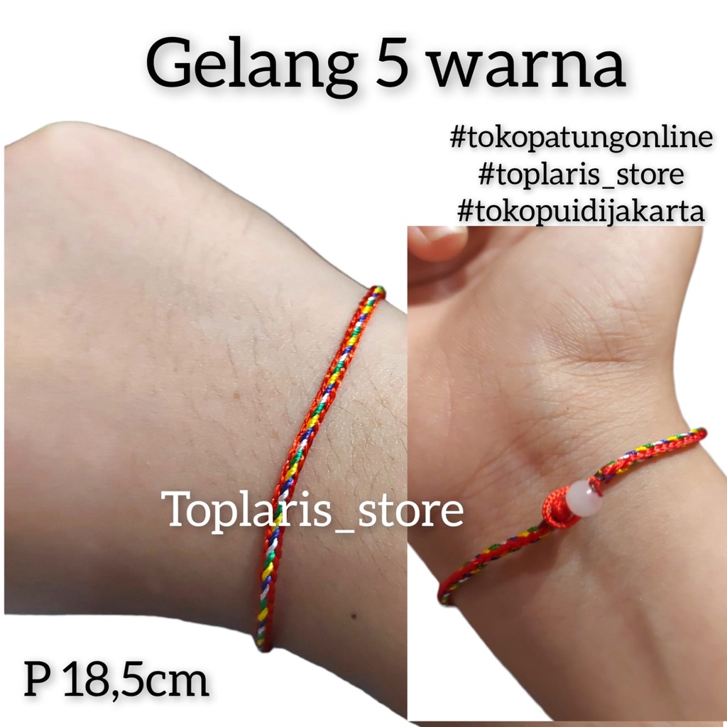 Gelang 5 Warna Pancawarna New