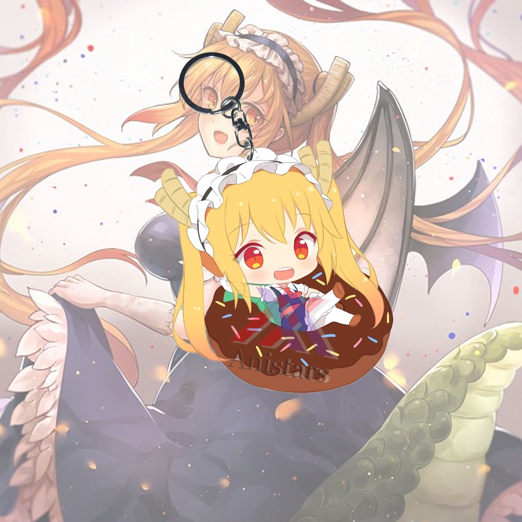 Gantungan Kunci Kobayashi-san Chi no Maid Dragon Tooru - Key Chain - Strap hp - Pinch strap - Gantun