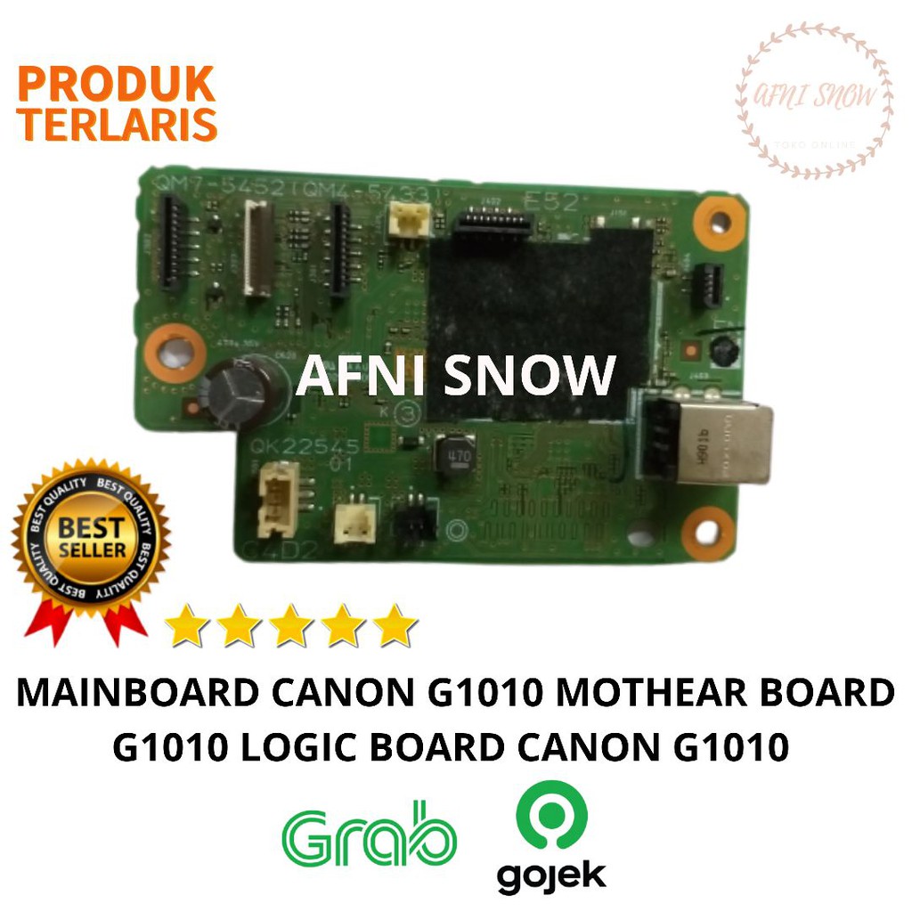 Mainboard Printer Canon G1010 Board Motherboard G1010 G 1010 G-1010 Part Number QM7 5452 QM Original