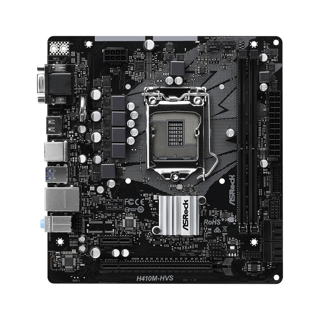 ASRock H410M-HVS Motherboard intel Socket LGA1200