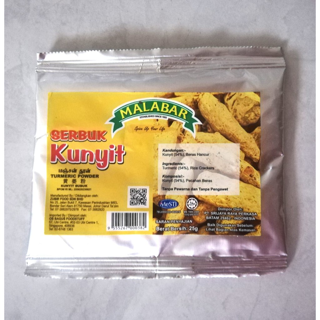 

Malabar Kunyit Bubuk Turmeric Powder