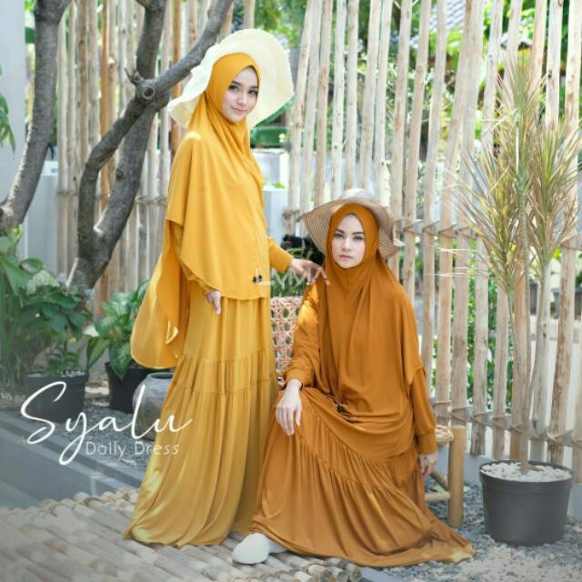 Gamis syalu by umma (GAMIS SAJA)