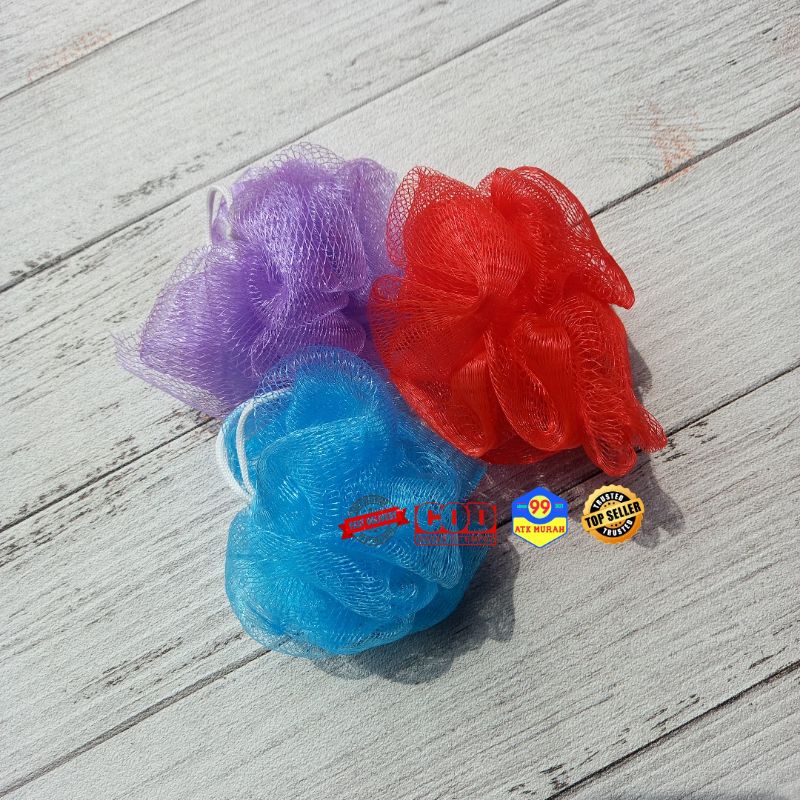 BATH SPONGE/spon mandi 30gr/15gr/alat mandi/spon jaring/spon badan