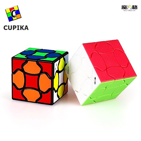 Rubik 3x3 Qiyi Fluffy Cube Unik Stickerless