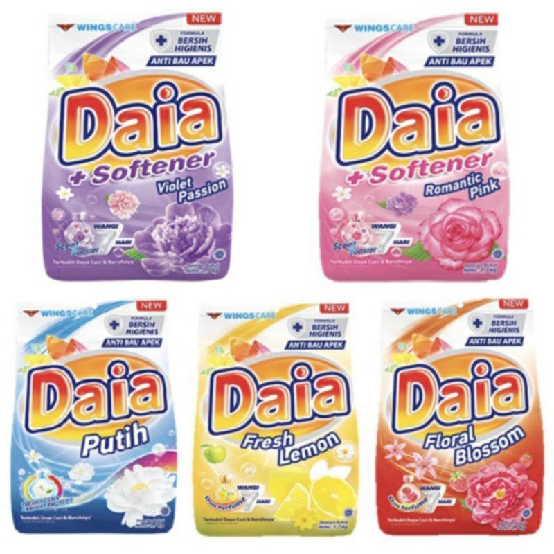 DAIA 1,8/1,7 KG DETERGENT BUBUK