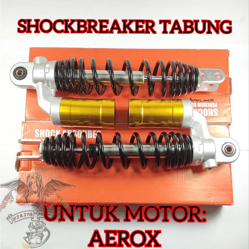 SHOCKBREAKER SHOCK TABUNG BELAKANG YAMAHA AEROX HARGA SEPASANG KUALITAS ORIGINAL YAMAHA/SHOCK TABUNG