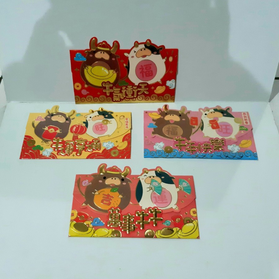 

angpao imlek 2021 shio kerbau LL0384 termurah LIMITED EDITION PREMIUM