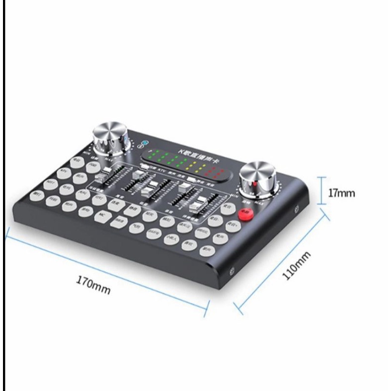 Mixer USB Sound Card Amplifier Live Broadcast Recording Special Effect