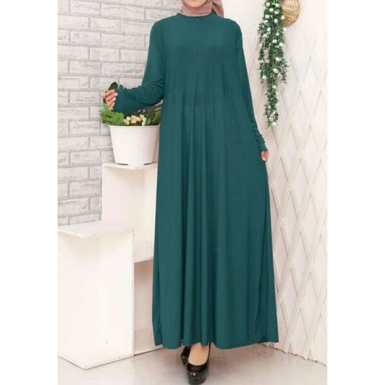 Gamis Polos Jumbo Jersey Premium