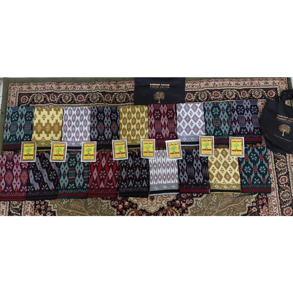 Sarung Goyor Tenun Asli Pohon Zaitun