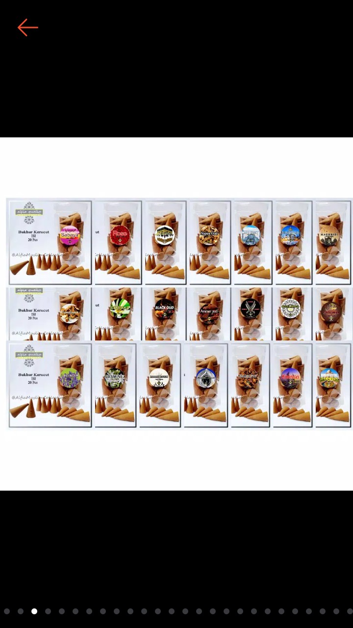 Buhur Kerucut Bukhur Bakhor Dupa Pengharum Ruangan Isi 20 Pcs