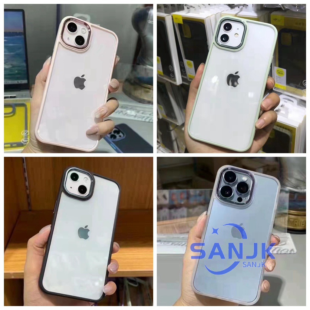 Case Handphone Casing iPhone 13 Pro max 12 Pro max 11 Pro max Dengan Tombol Metal + Kamera