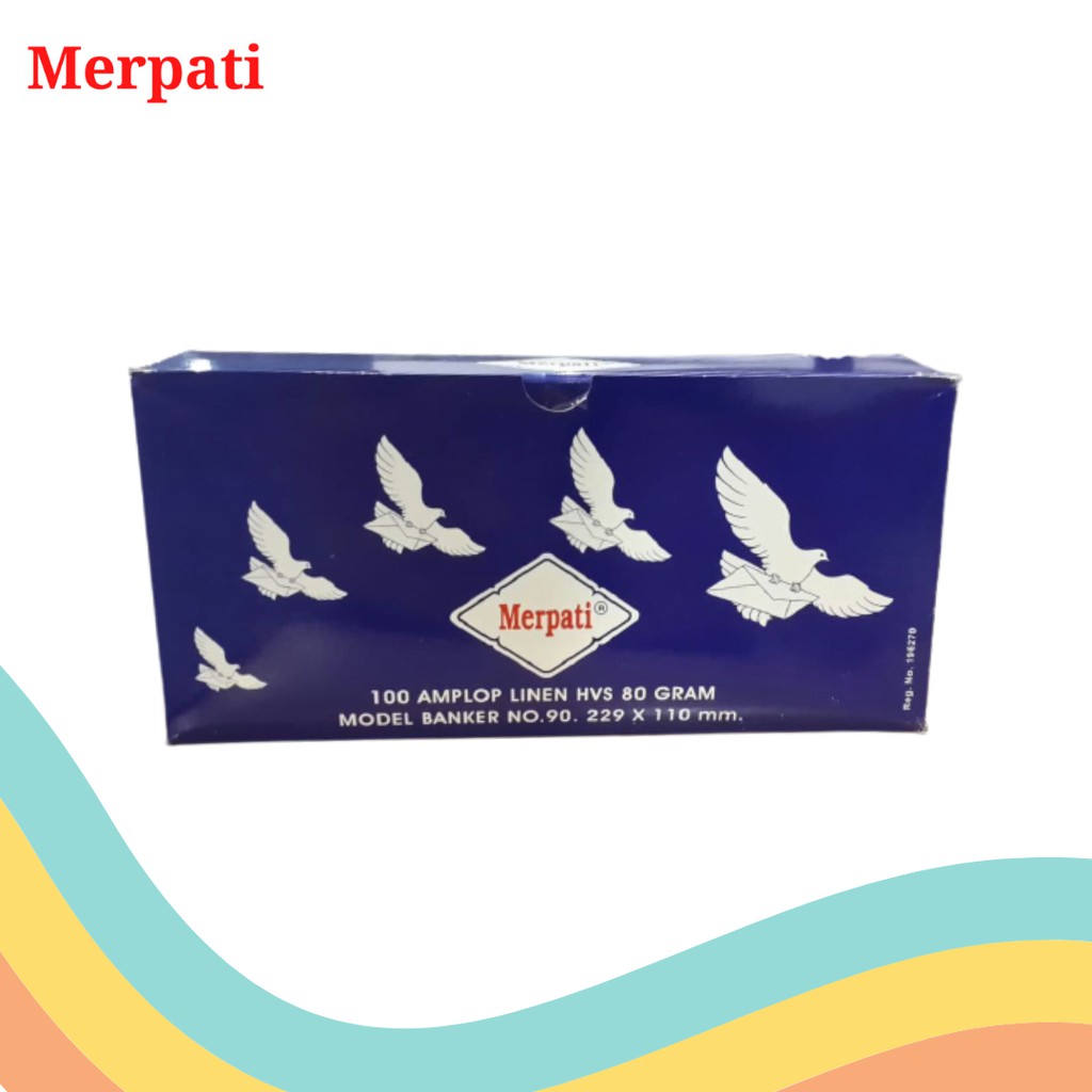 

AMPLOP PUTIH PANJANG MERPATI 90 GUMMED (1 PACK)