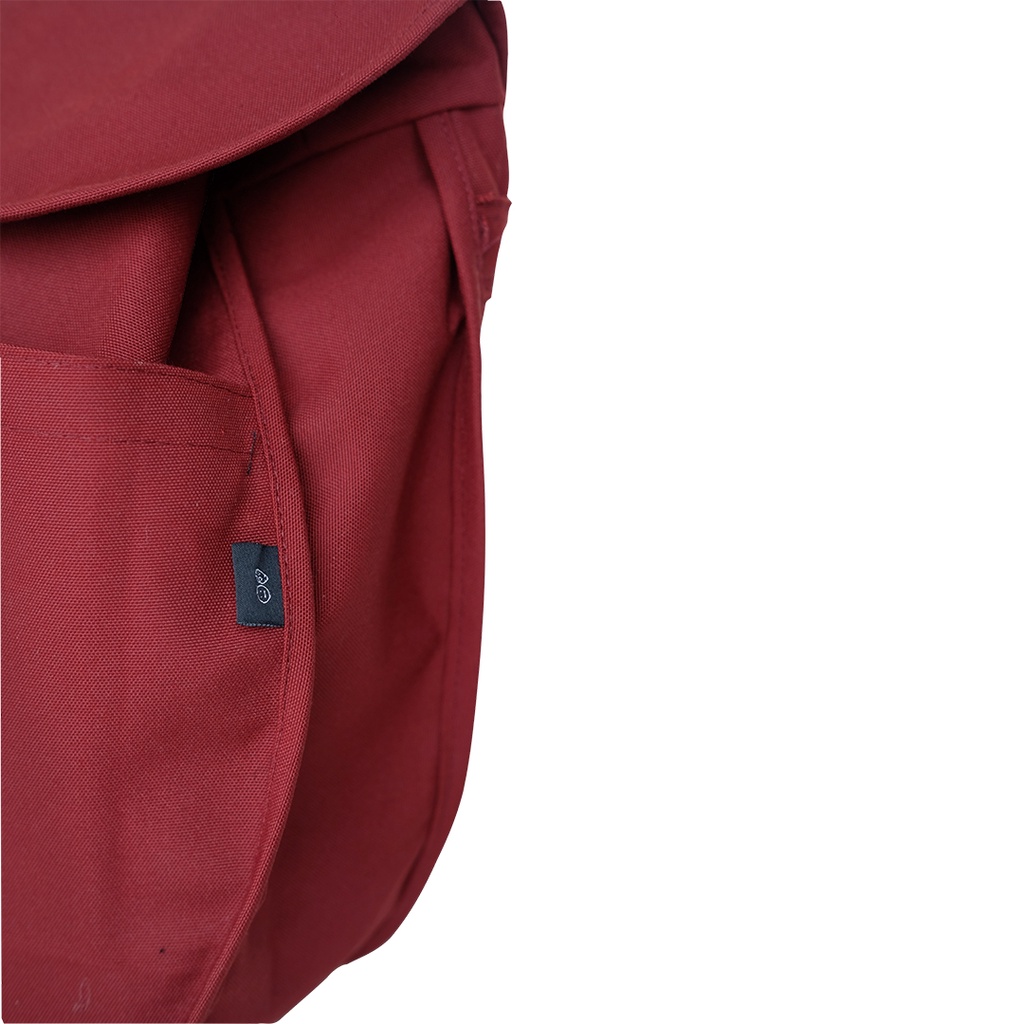 Imokey Onyx Maroon: Basic Drawstring Backpack - Tas Ransel Pria Tas Ransel Wanita