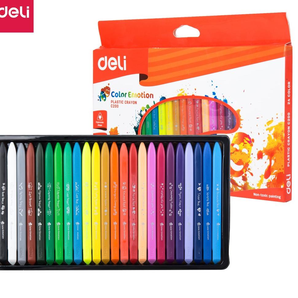 

Trend Produk Hari Deli Krayon Plastik 12/18/24 Warna Cerah Bentuk segitiga ergonomis tidak beracun EC20000 bnpj736