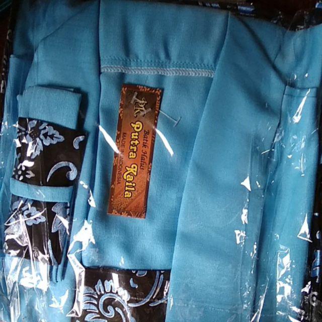 [couple Biru Saja] Srg 732 Couple Rovella Sarimbit Batik Modern Prada Kutu Baru Seragam Pesta Muslim