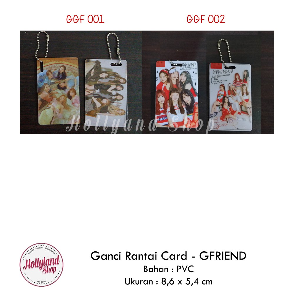 Gantungan Kunci Kartu PVC Card GFRIEND GOT7 iKON ITZY Unofficial