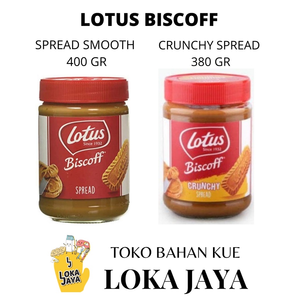 Jual LOTUS SMOOTH DAN CRUNCHY SPREAD 380G & 400G | Shopee Indonesia