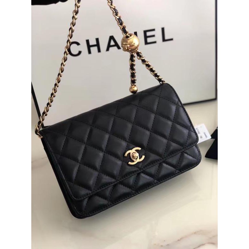 chanel phone bag with chain