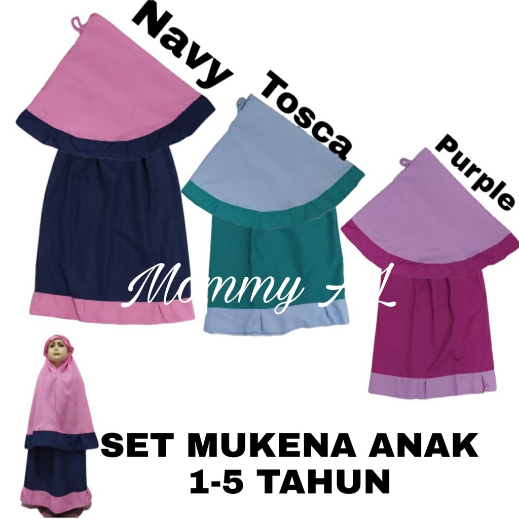 STELAN SET MUKENA ANAK 1-5 TAHUN